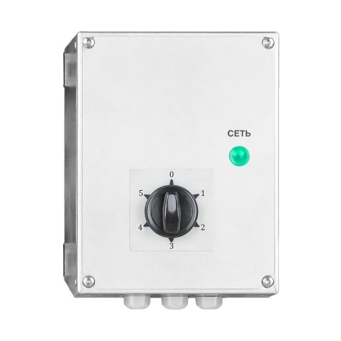 Пятиступенчатый трансформаторный регулятор скорости с BVM ТРСВ3-5,0/Т