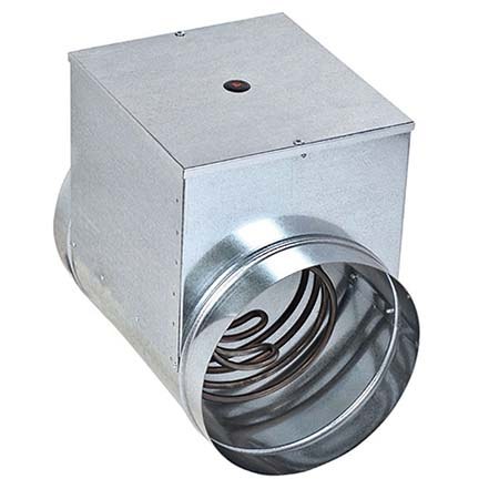 Электрический канальный нагреватель НККм-150-1,0-1ф для круглого воздуховода