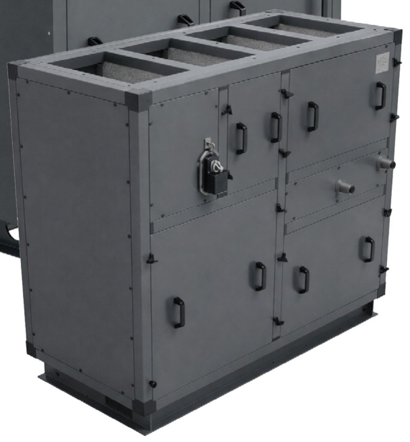Приточно-вытяжная установка с пластинчатым рекуператором RWN-RP-800(50m)-ЕС-W-Vertical(N)