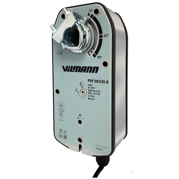 Привод воздушной заслонки VILMANN PDF 03/230.D-S (3 Нм, 230 В) Привод воздушной заслонки VILMANN PDF 03/230.D-S (3 Нм, 230 В)