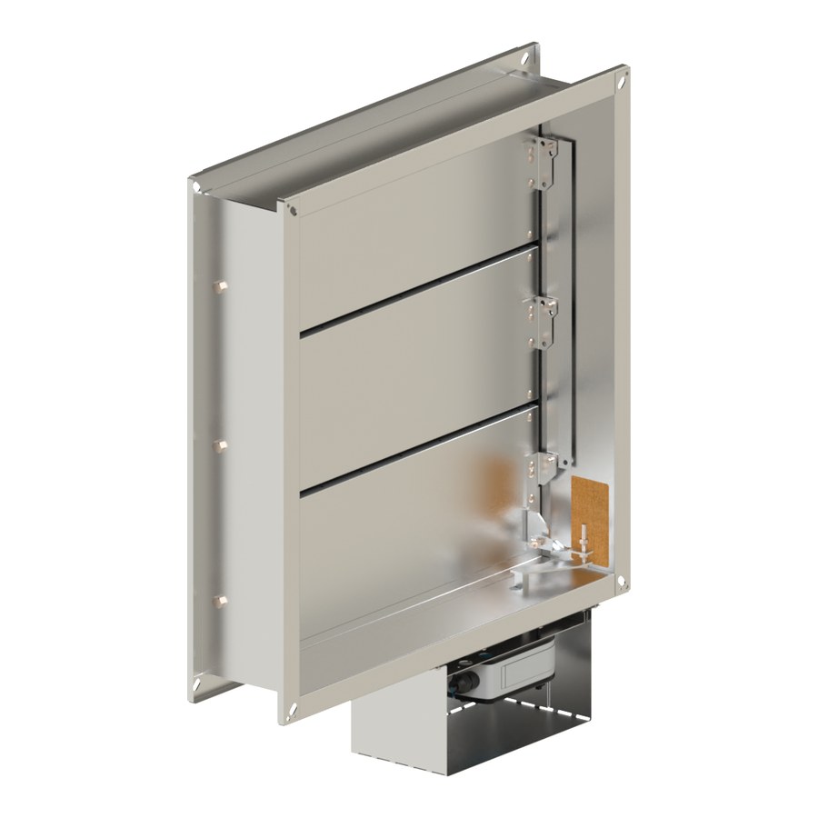 Клапан противопожарный Сигмавент-120-НЗ(КЛ)-АхВх150-СН