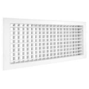 Настенная двурядная решётка ZILON 2 WA 1000*300